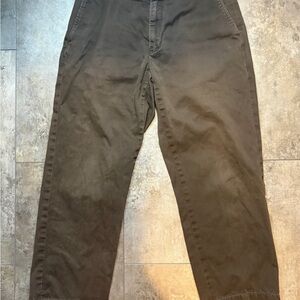 Men’s Polo Ralph Lauren Preston Pants 33x30 Brown 100% Cotton Chinos